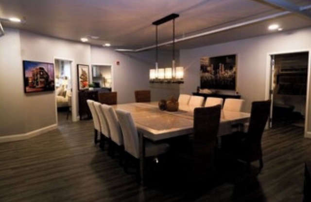 Boutique hotel in historic downtown Seneca. Room #5, two King beds.