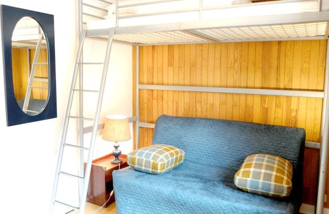 Bright studio near the slopes with WIFI