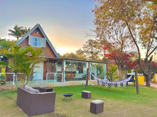 Cabaña Show Piscina Lagoa - Camping Carrion