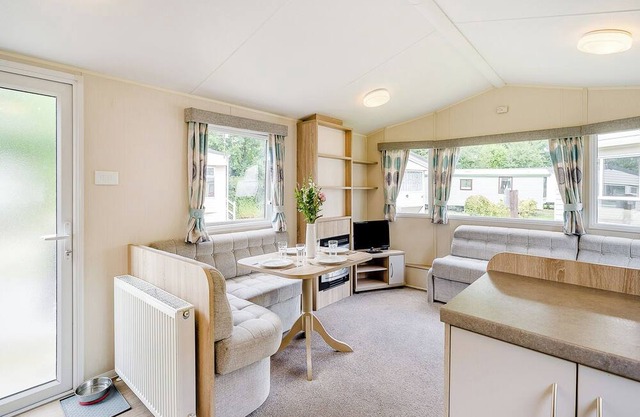 Caravan with one double and own twin.