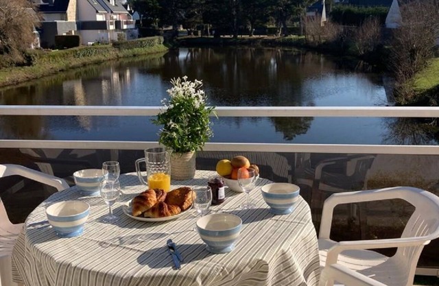 Carnac - Appartement T3 vue sur Étang à 200m Plage Légénèse