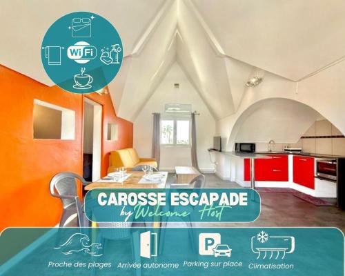 Carosse Escapade, Appartement calme et bien situé