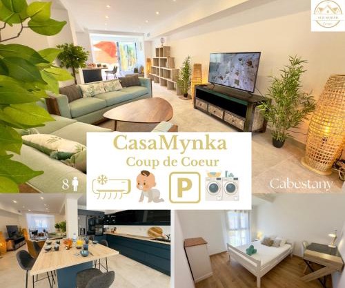 Casa Mynka - Calme - Clim réversible centralisée - Wifi - Bureaux - Parking - Equipements bébés- Sudséjourconciergerie