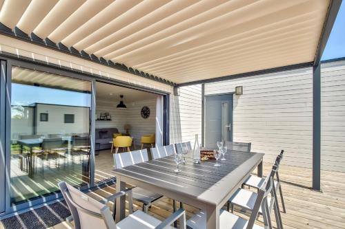 Chalet pour 8 dans résidence avec piscine chauffée