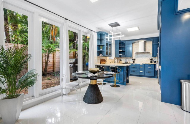 Chic Retreat Heated Pool Floats Close to Beach