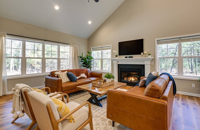 Chic Wisconsin Retreat w/Deck, Grill & Fire Pit!