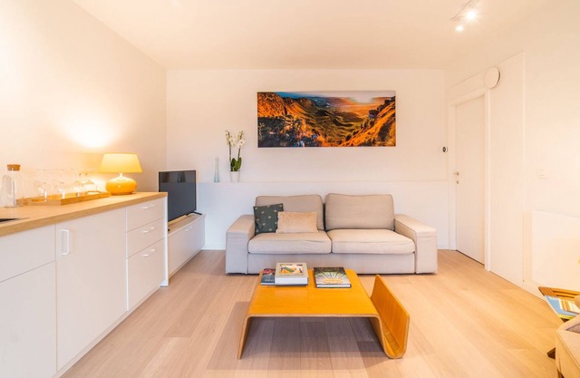 Design, comfy & quiet 1 bedroom apartment near Brussels
