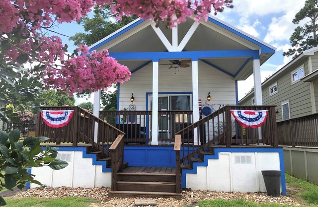 Greek Inspired Lakefront Cottage