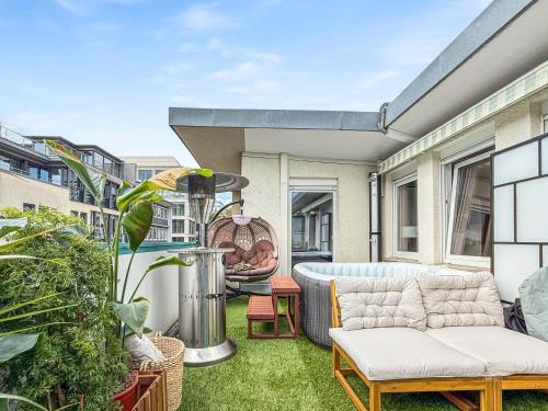 Gruppen-Penthouse Stuttgart Zentrum Whirlpool, Billard & Platz für 13