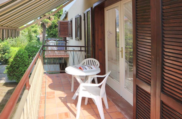 Holiday apartment mit Klimaanlage und Balkon