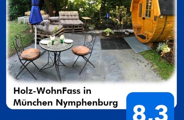 Holz-Wohnfass in München-Nymphenburg