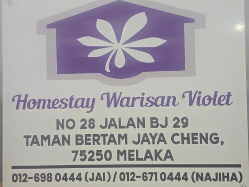 Homestay Warisan Violet Bertam Jaya