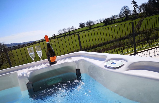 Hot tub amazing views. Spa treatments available