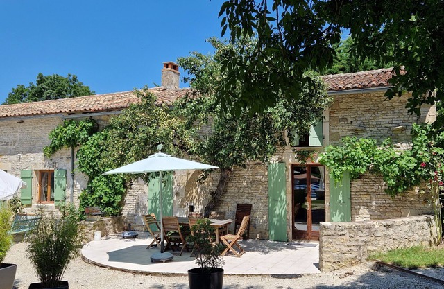 In old farm with 6 restored gite for 2 to 10 persons, with pool & reception room