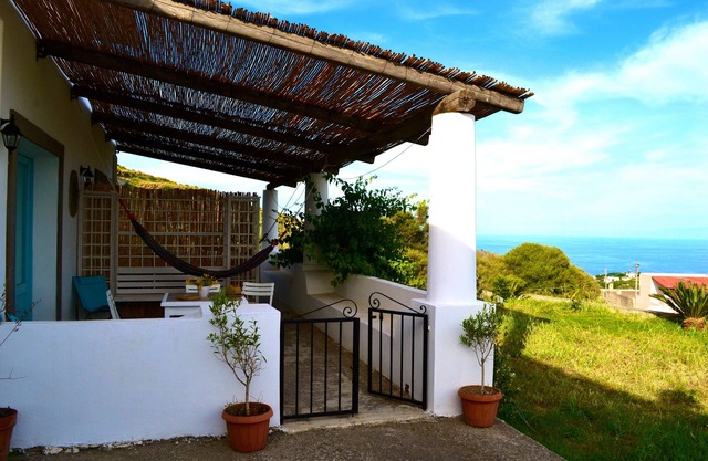 La Bartola panoramic house in Villa Paradiso. Lipari