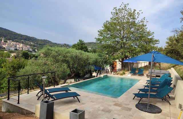 La Bastide des Oliviers.charming villa in a peaceful setting with swimming pooln