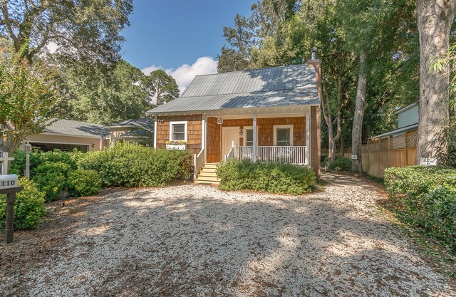 Little Gingerbread Cabin Two Bedroom Two Bath Home with Rocking Chair Porch