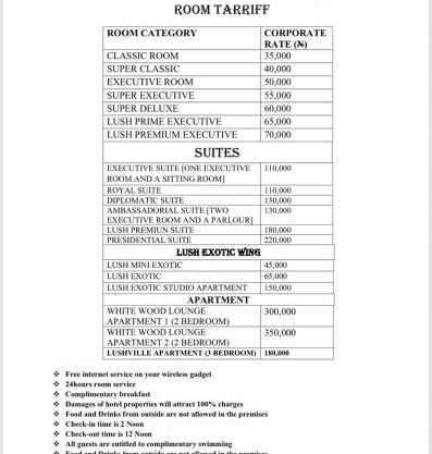 Lushville Hotels and Suites