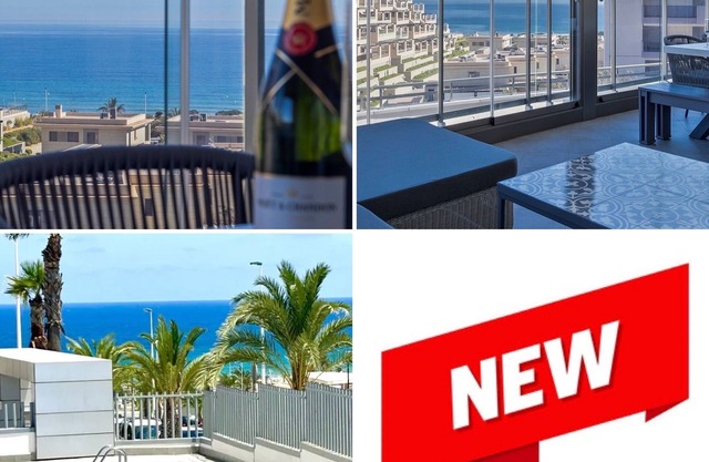 Luxury apartment, sea view, Arenales del sol
