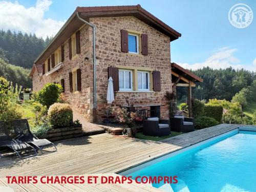 Maison spacieuse avec piscine privée et animaux admis - FR-1-496-247