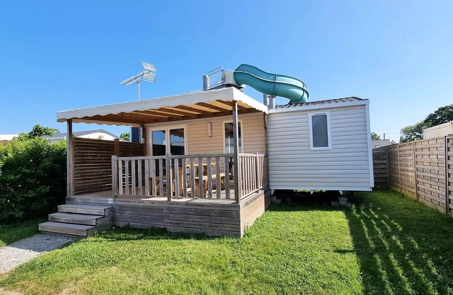 Mobil-Home ELEGANCE 4 Rooms 6 People + TV + 2 bathrooms