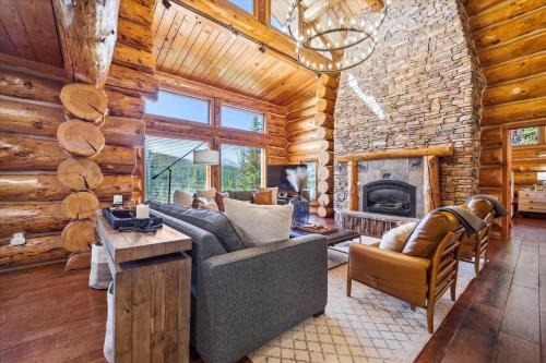 Modern Log Cabin Home