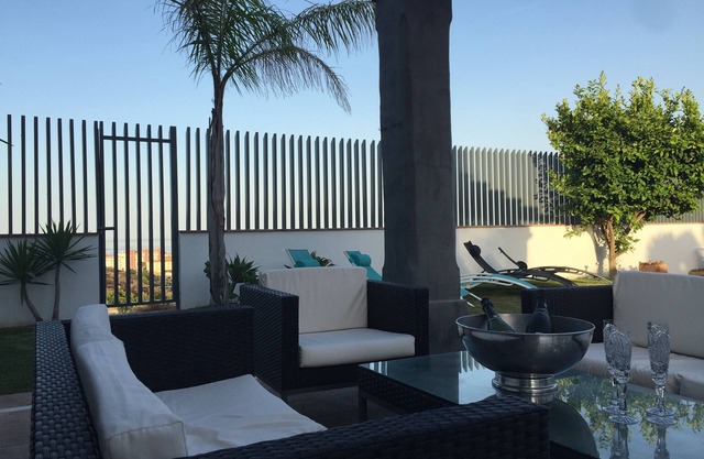 Modern Nordic inspired 4 bedroom villa with pool and fantastic views in Estepona