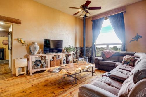 Mtn-View Adobe Home with Large Deck Near Prescott!