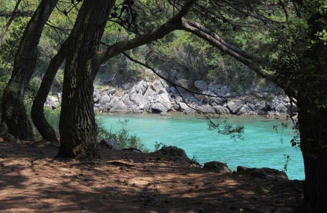 One bedroom apartment with terrace and sea view Vrh, Krk (A-17951-d)