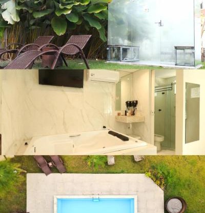 Pousada Lírios do Campo Hidromassagem - Sauna-Ar condicionado - Piscina - salão de jogos - 200 metros da praia Jabaquara