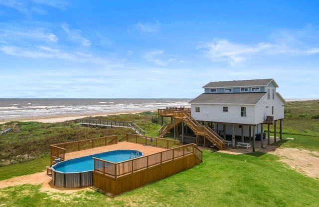 Private Beachfront Home with Ocean Views & Pool