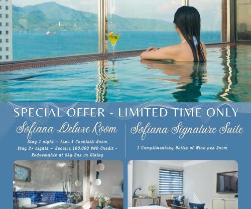 Sofiana My Khe Hotel & Spa - Rooftop Pool Bar - Free Craft Beer and 20 minute Spa per Room