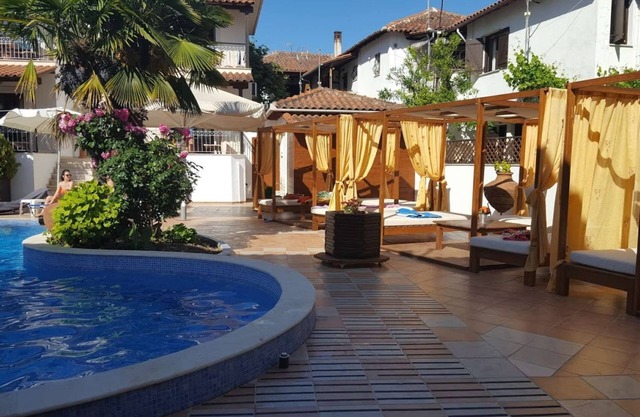 Standard room ground floor for 2 adults+1 child - pool view #1