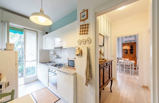 Stylish flat balcony near Rapallo Castle
