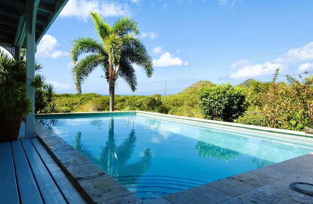 Summer Breeze – Tropical Garden Retreat with Private Pool near Jolly Harbour