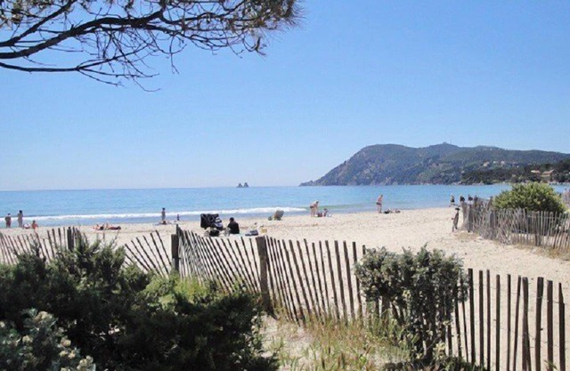 Swimming pool, barbecue, beach