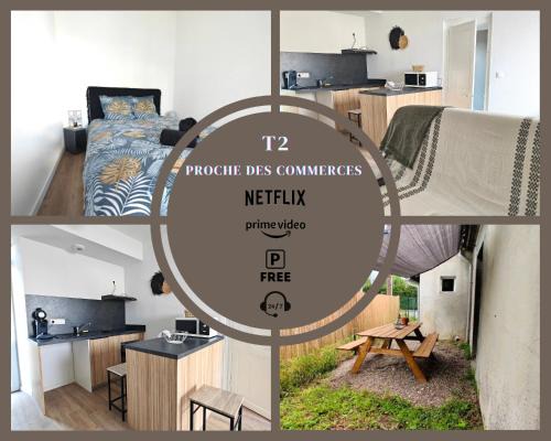 T2 à proximité des commerces - 1 à 4 pers -