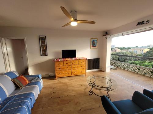 T3 vue sur mer, renové à neuf, 4 à 6 pers,65 m2-500 M de la plage