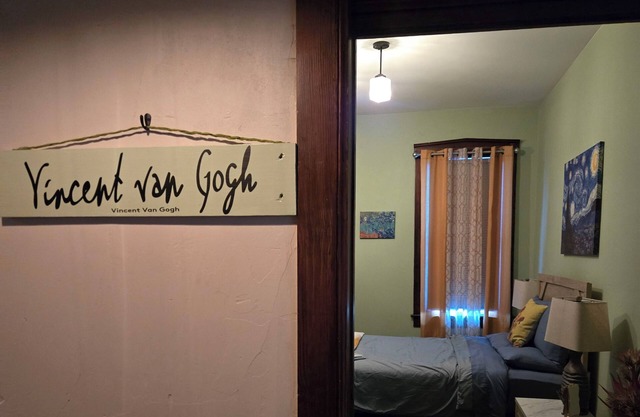 The Van Gogh Suites is one of our four rooms.