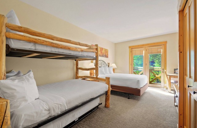 Tucker Mountain Hotel Style Room with 2 Beds #209A by RedAwning
