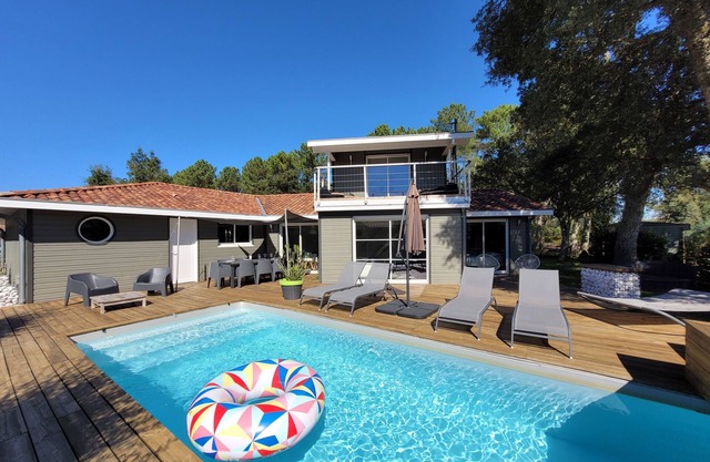 VILLA BIDAOUS 4*-heated pool, table tennis, 3 bicycles, real table football-Messanges