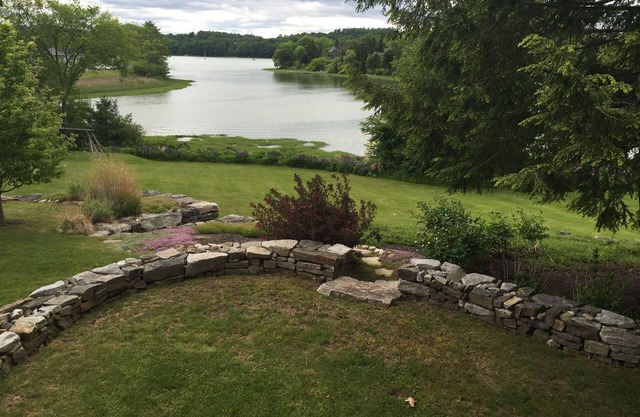 Waterfront home with beautiful sunsets overlooking the Damariscotta river