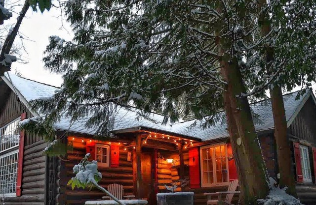 Willow Creek Lodge Log home on Private wooded lot