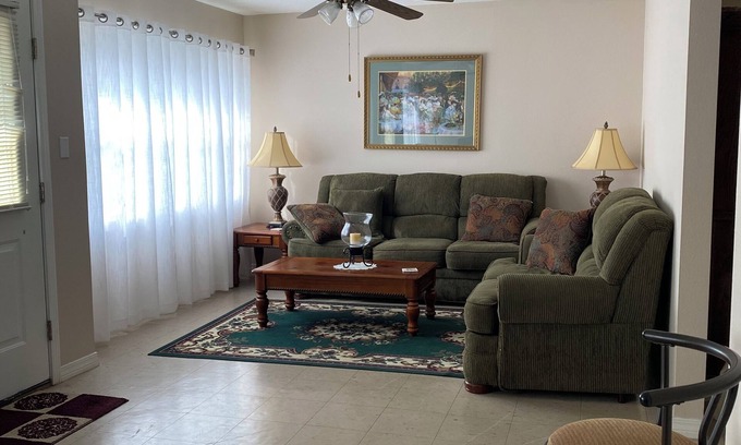 Mississippi City House | 1 block from beach 2-bedroom house in Gulfport with AC, WiFi. Enjoy your stay