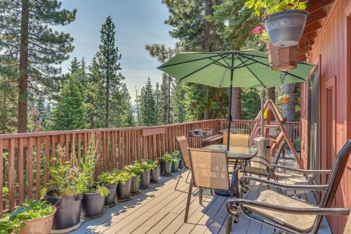 Tahoe Vista House | 1 Mi to Beach Peaceful Tahoe Vista Home with Decks!