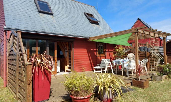 Plouguerneau Ski Chalet | 100m from the beach, house on the dune for 5