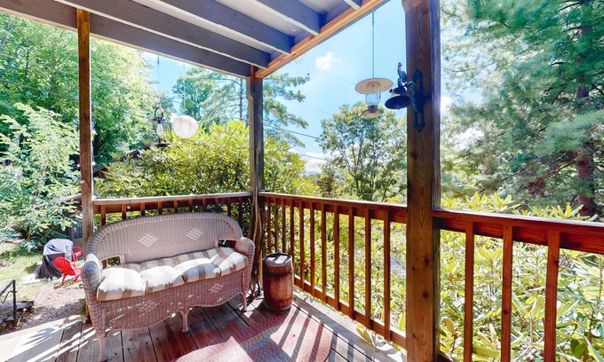 Lake Junaluska Cabin | 1800s dog-friendly cabin in Waynesville with shared amenities