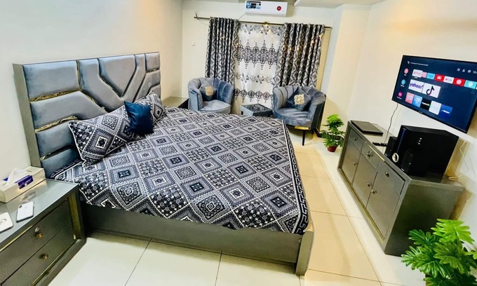 Rawalpindi Apartment | 1bed brand new Luxrury Appartment