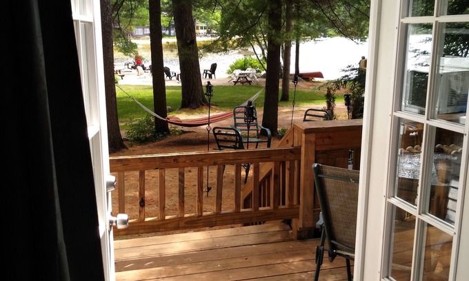 South Casco Cottage | 2025 rentals filled ⁷Tranquil Sandy beach, launch, dock, lawn games and firepit.