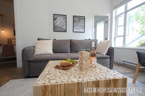 Village North Apartment | 2BR 2BA Whistler Escape with Newly Renovated Hot Tub, Steps from Olympic Rings and Cafes